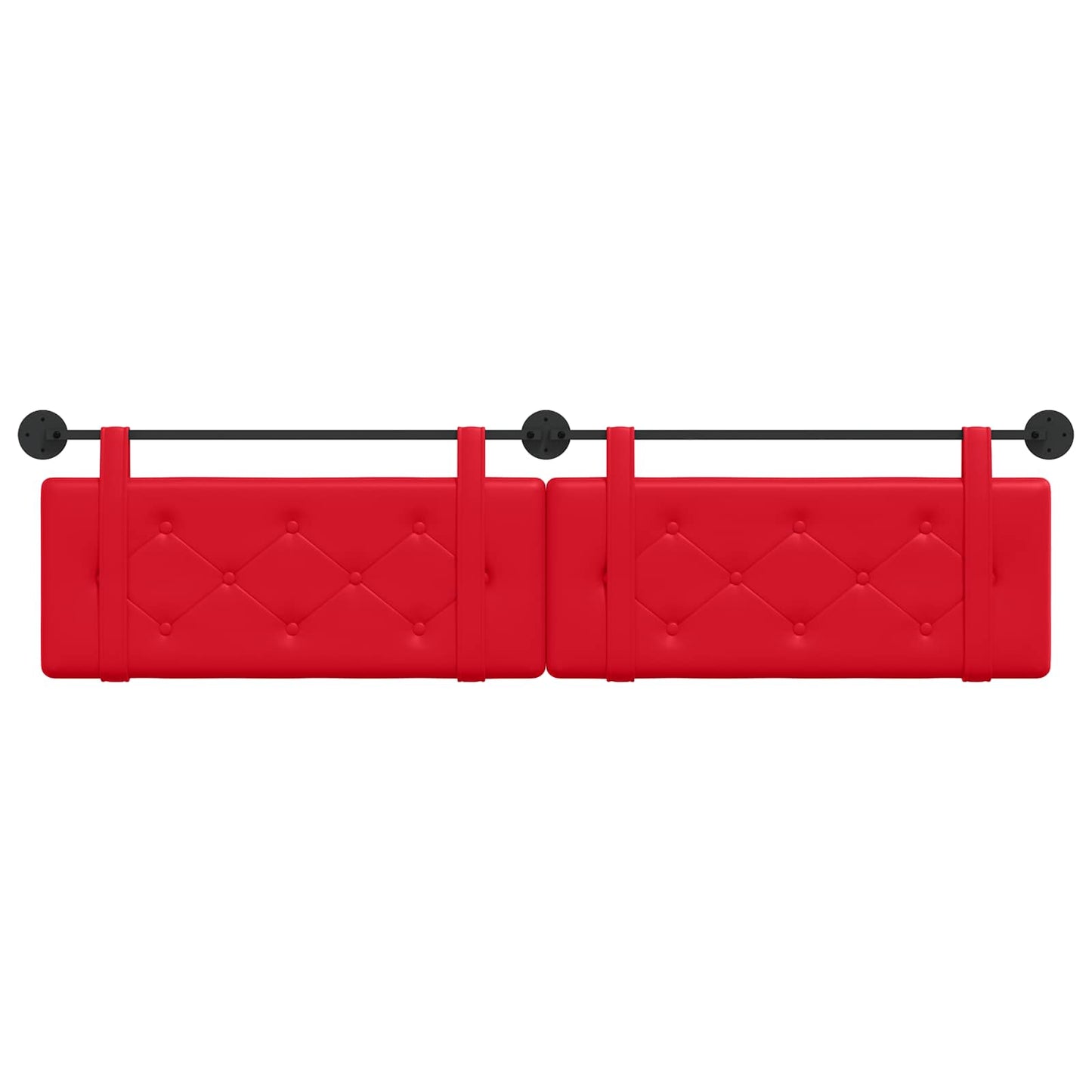 Testiera sospesa Rosso Similpelle | homemem39