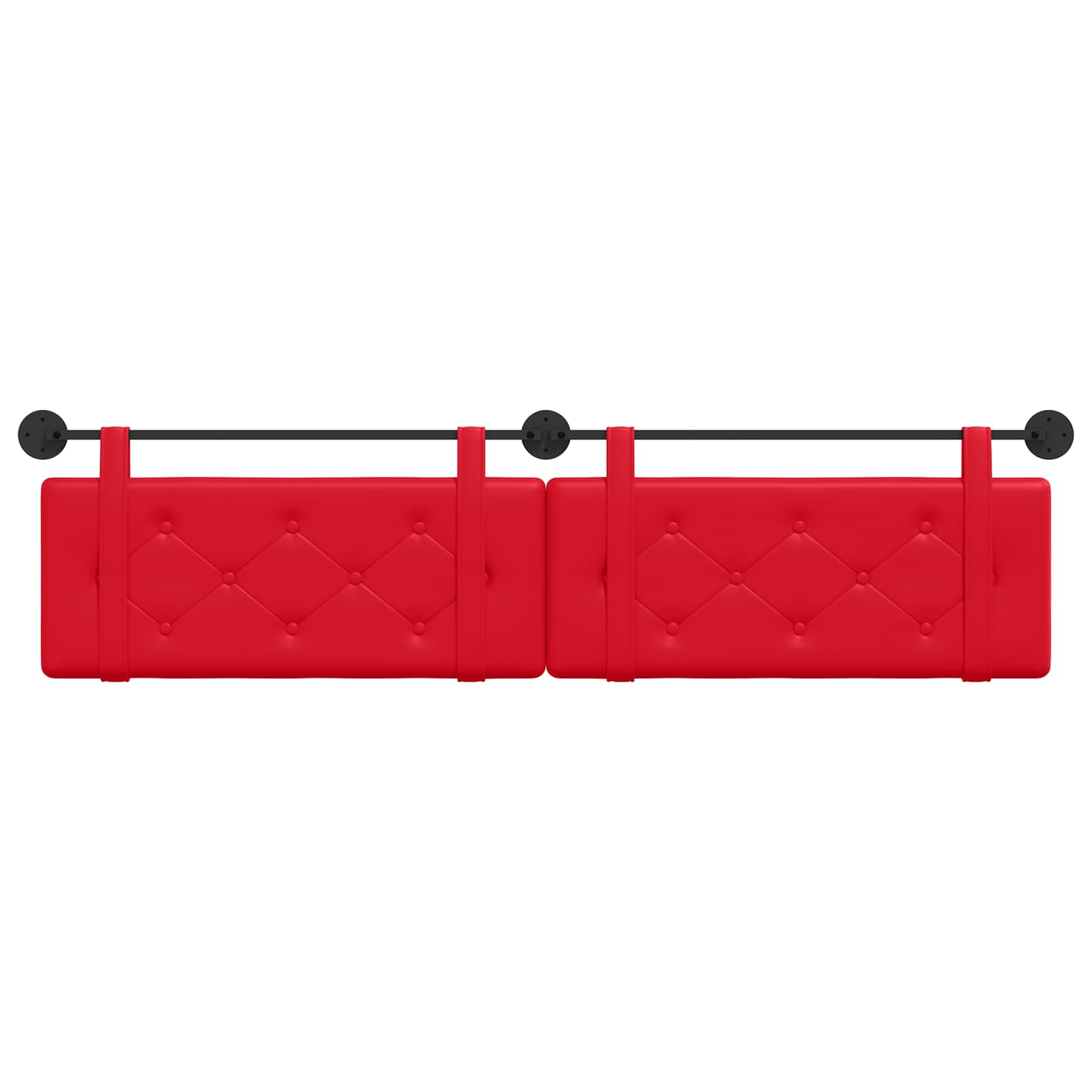 Testiera sospesa Rosso Similpelle | homemem39