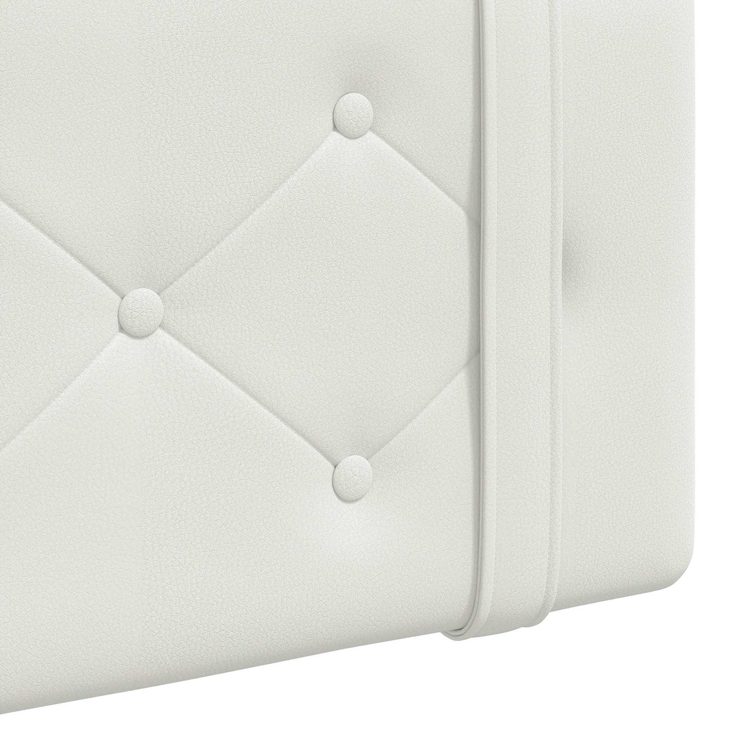 Testiera sospesa Bianco Similpelle | homemem39