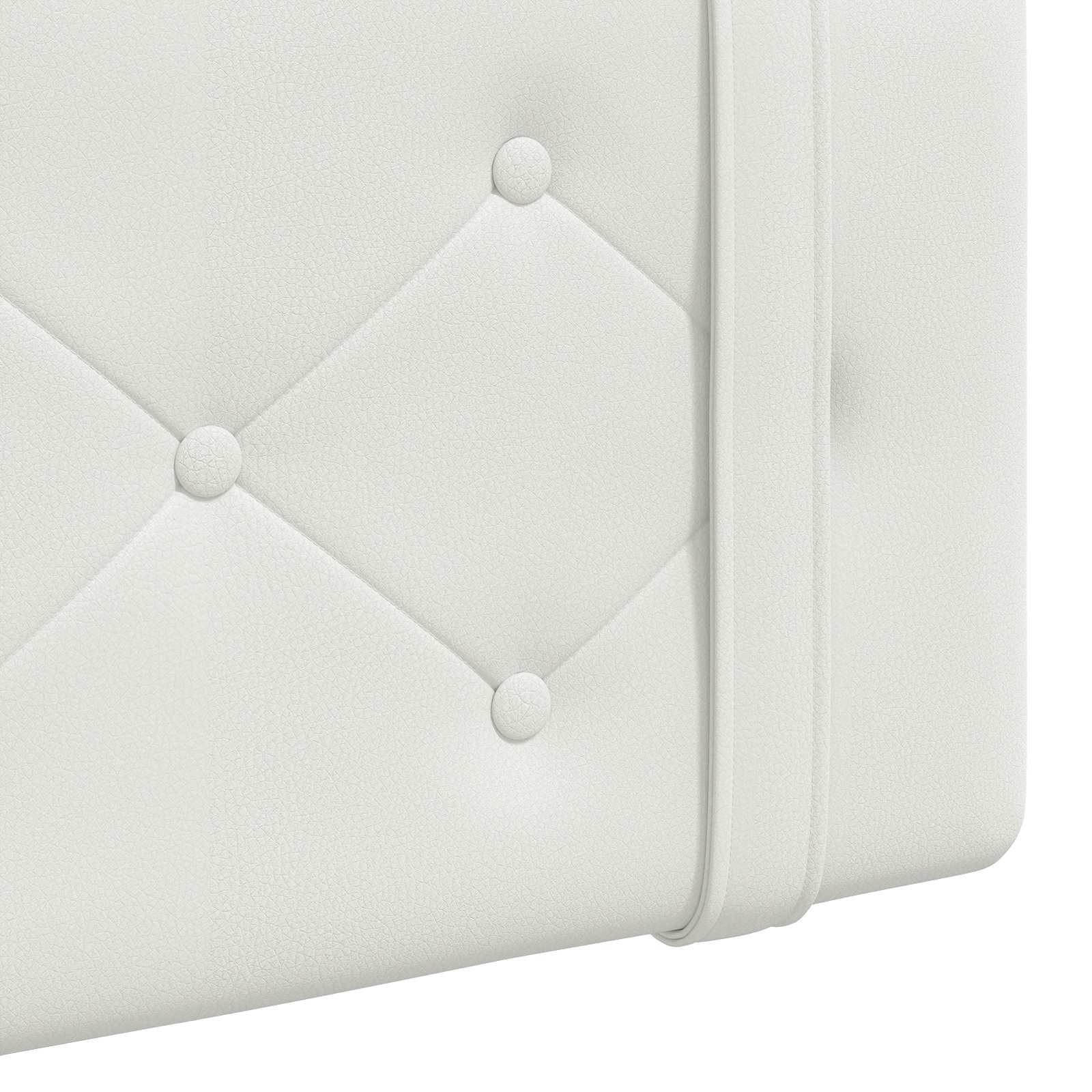 Testiera sospesa Bianco Similpelle | homemem39