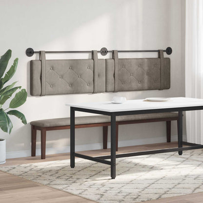 Testiera sospesa Grigio PU Antico | homemem39