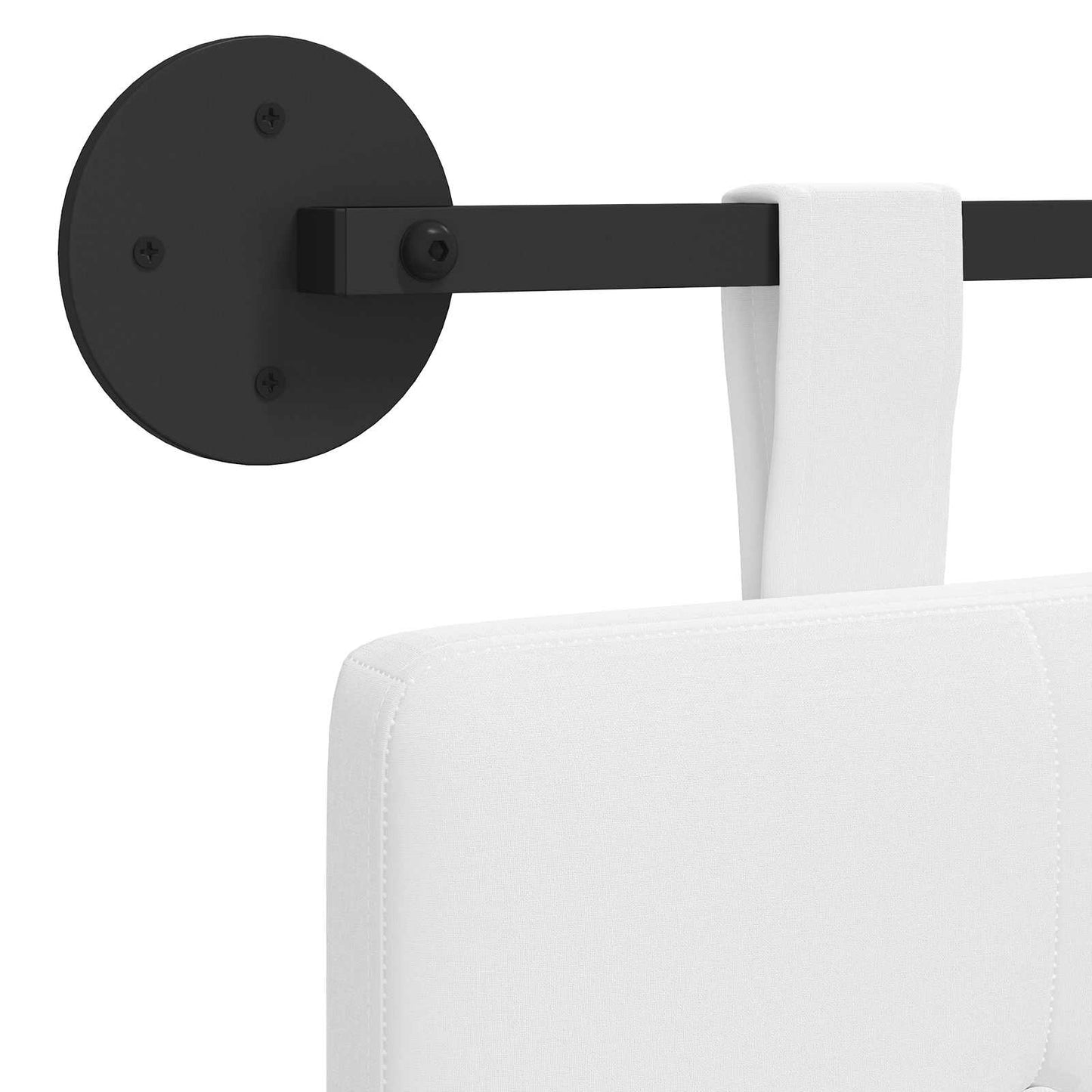 Testiera sospesa Bianco Tessuto | homemem39