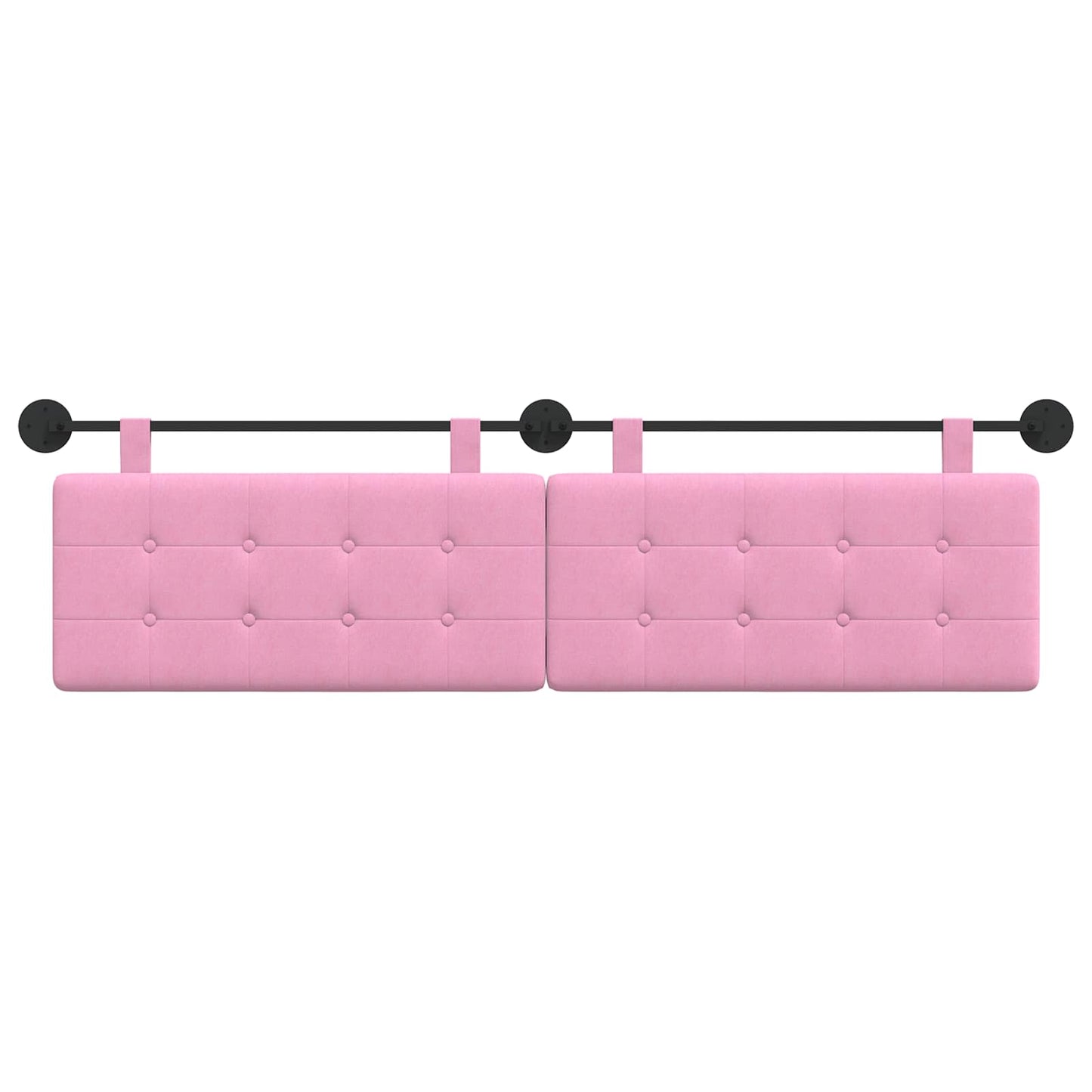Testiera sospesa Rosa Tessuto