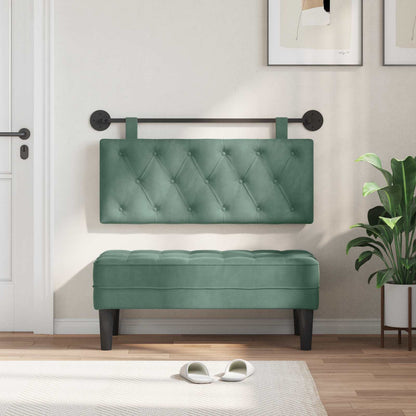 Testiera sospesa Verde Mare Velluto | homemem39