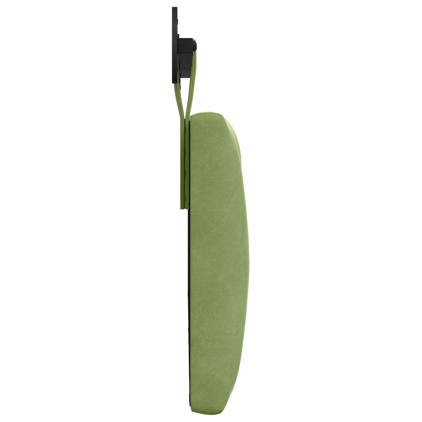 Testiera sospesa Con luce LED Verde chiaro Velluto | homemem39