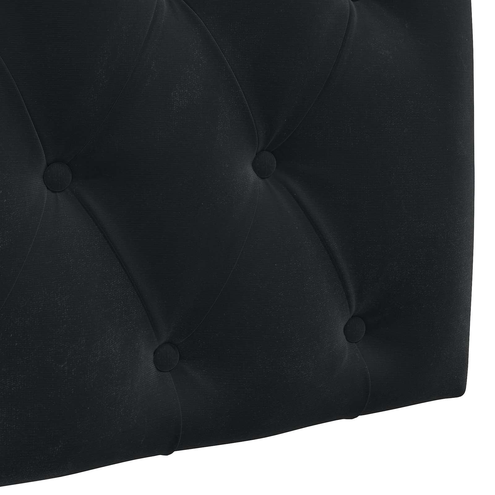 Testiera sospesa Con luce LED Nero Velluto | homemem39