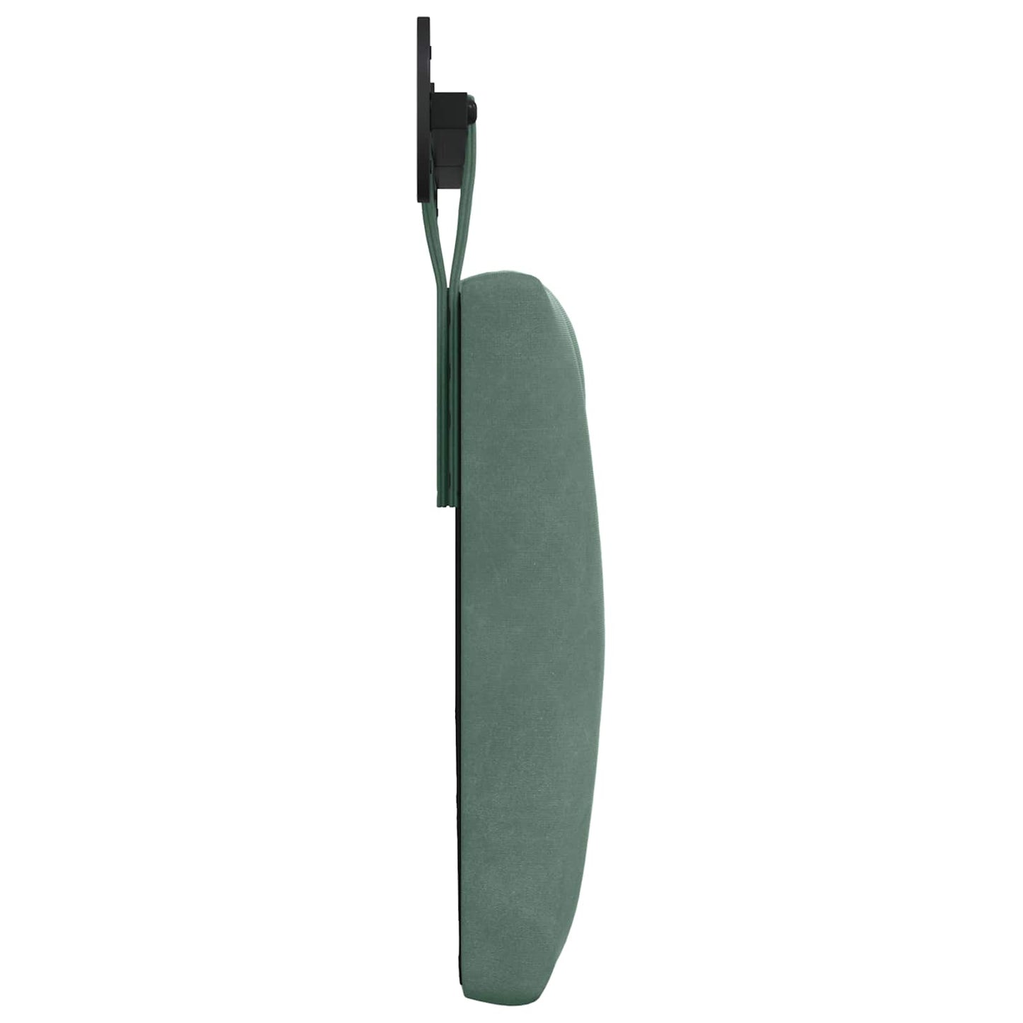 Testiera sospesa Con luce LED Verde Mare Velluto | homemem39
