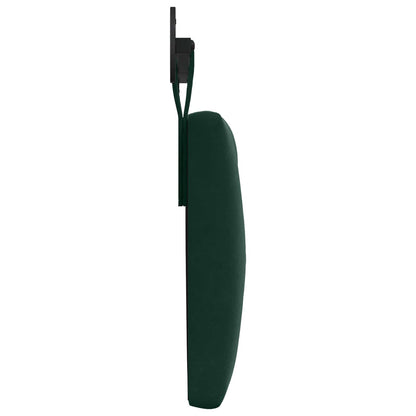 Testiera sospesa Con luce LED Verde Scuro Velluto | homemem39
