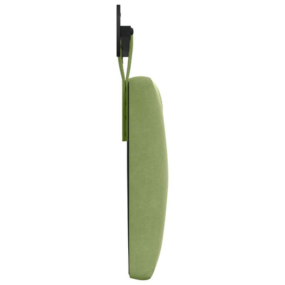 Testiera sospesa Con luce LED Verde chiaro Velluto | homemem39