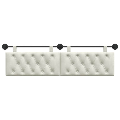 Testiera sospesa Con luce LED Crema Velluto | homemem39
