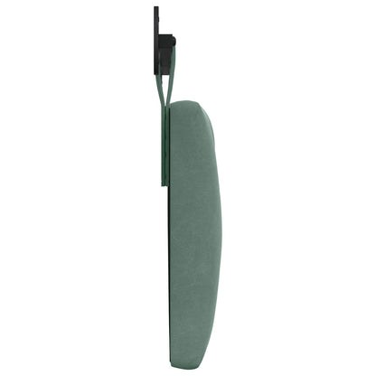 Testiera sospesa Con luce LED Verde Mare Velluto | homemem39