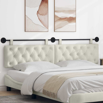 Testiera sospesa Con luce LED Crema Velluto | homemem39