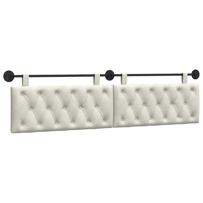 Testiera sospesa Con luce LED Crema Velluto | homemem39