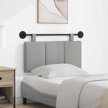 Testiera sospesa Grigio Nuvola Tessuto | homemem39