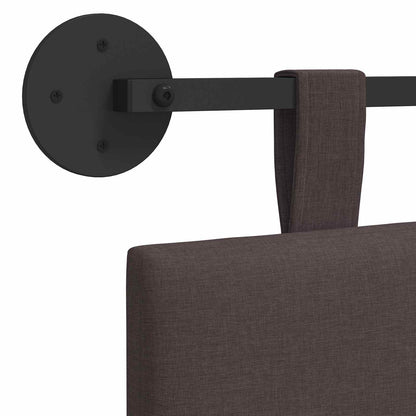 Testiera sospesa Marrone Scuro Tessuto | homemem39