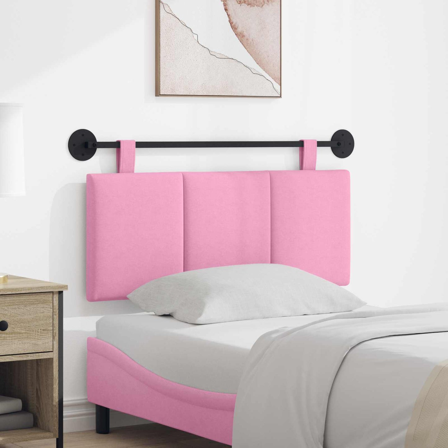 Testiera sospesa Rosa Tessuto
