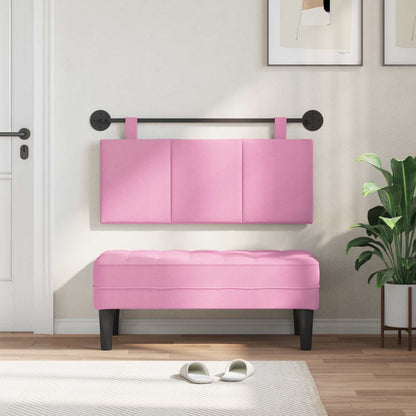 Testiera sospesa Rosa Tessuto