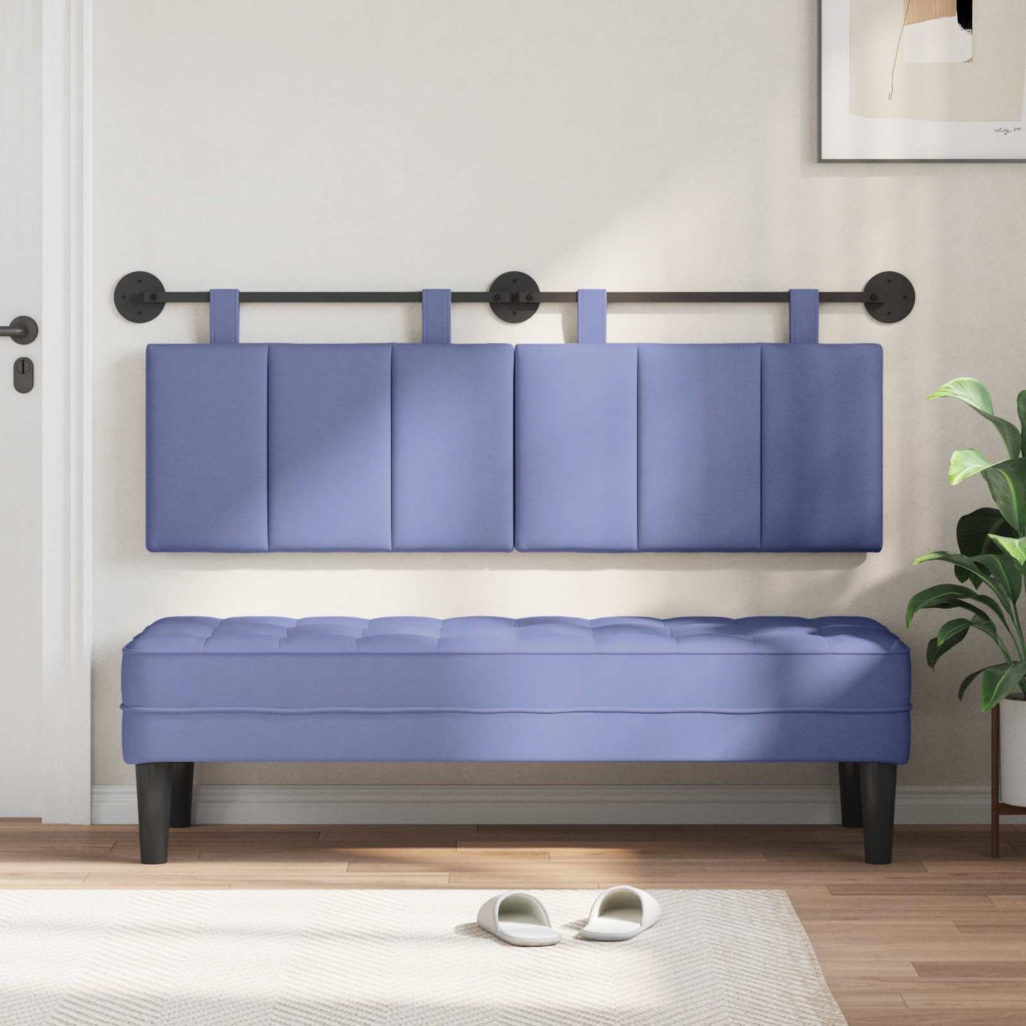 Testiera sospesa Blu jeans Tessuto