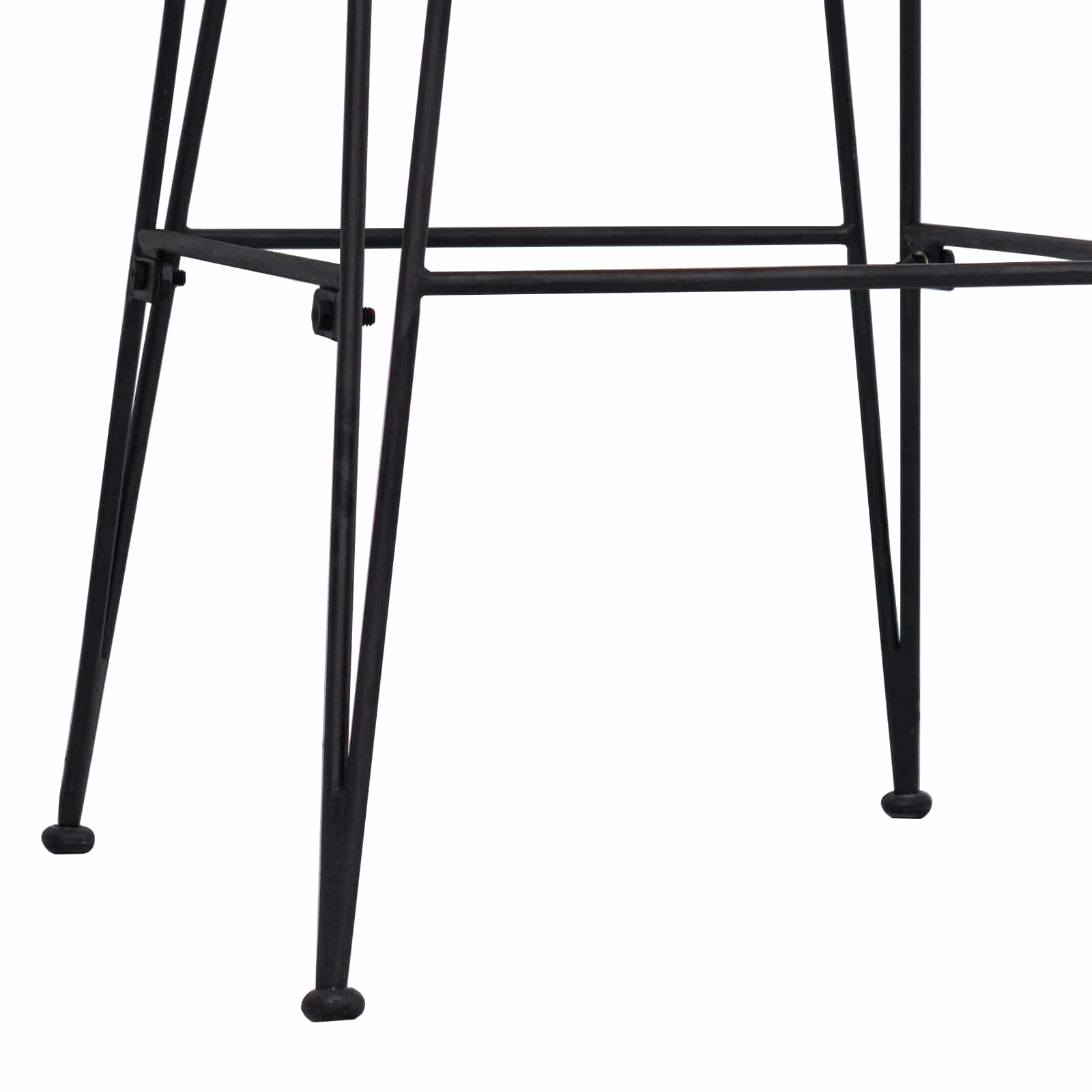 Sedia da pranzo 2 pcs Naturale 41 x 55 x 85 cm Rattan e acciaio | homemem39