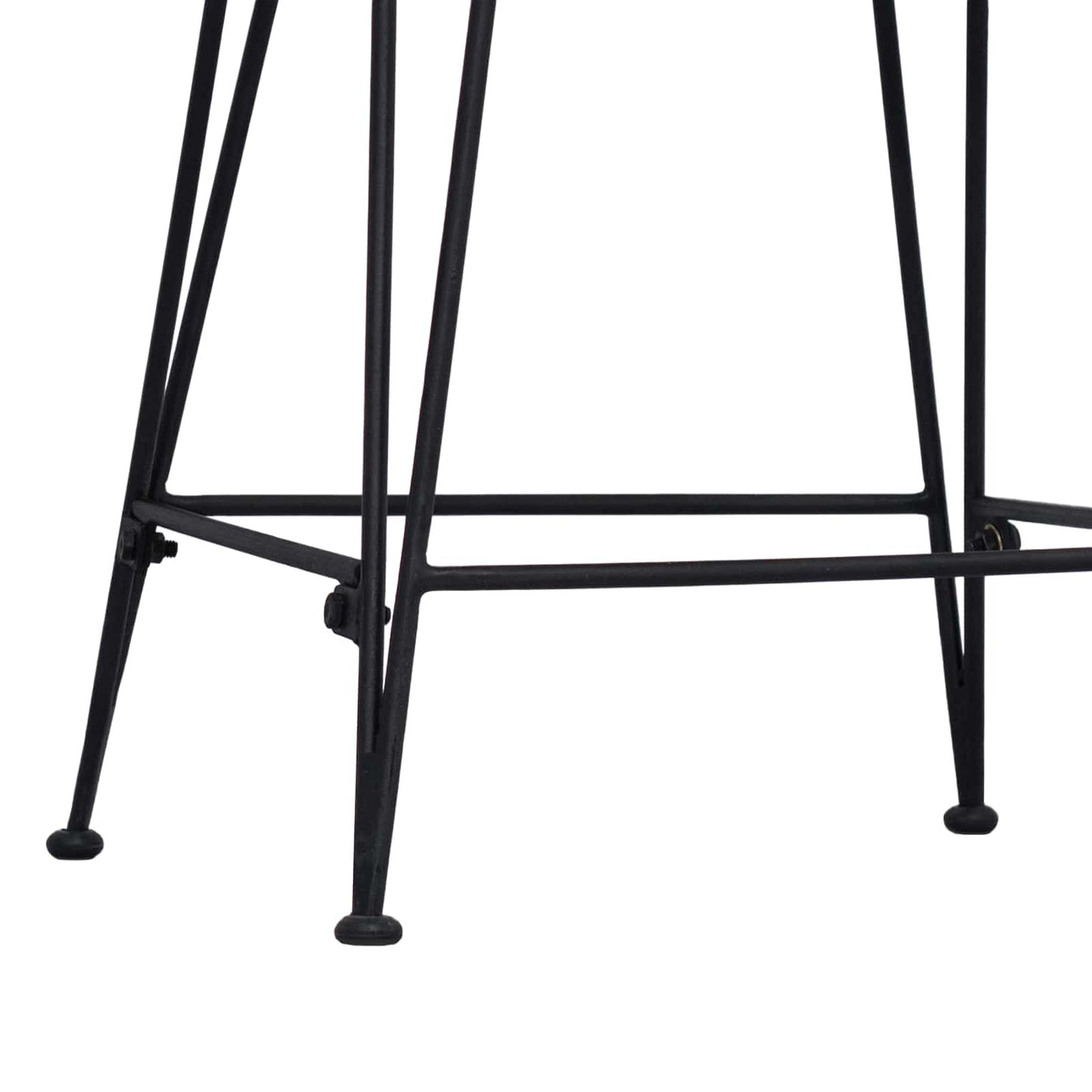 Sgabello da bar 2 pcs Naturale 44 x 54 x 96 cm Rattan e acciaio | homemem39