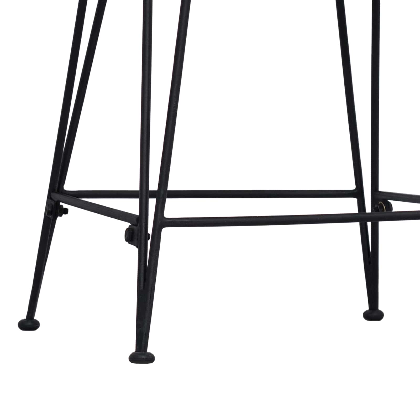 Sgabello da bar 2 pcs Naturale 44 x 54 x 96 cm Rattan e acciaio | homemem39