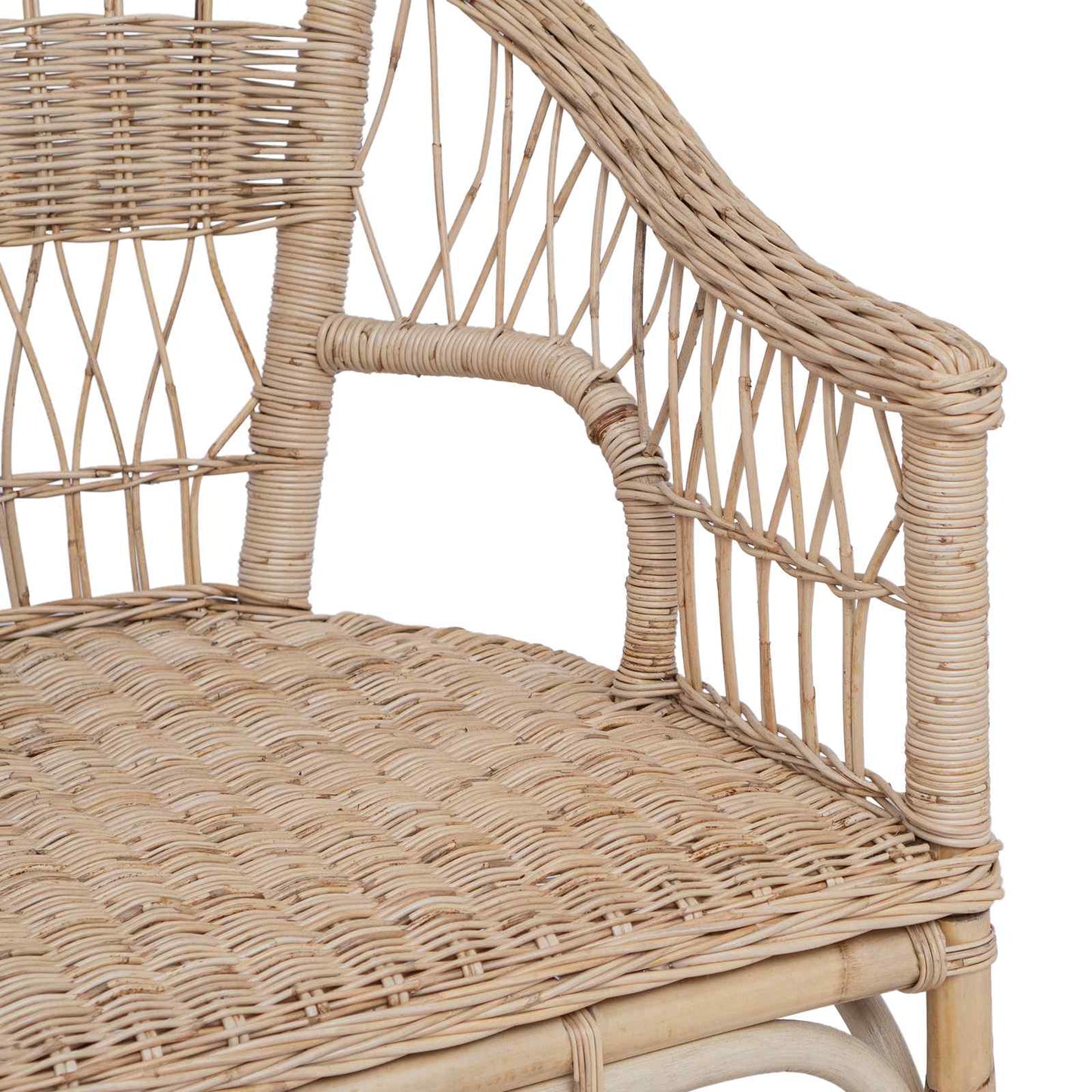 Sedia Impilabile Naturale 60 x 60 x 81 cm Rattan | homemem39