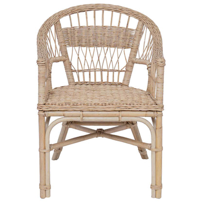 Sedia Impilabile Naturale 60 x 60 x 81 cm Rattan | homemem39