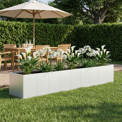 Vaso da giardino Bianco 360 x 80 x 60 cm | homemem39
