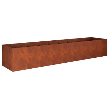 Vaso da giardino Ruggine 360 x 80 x 60 cm Acciaio Corten | homemem39