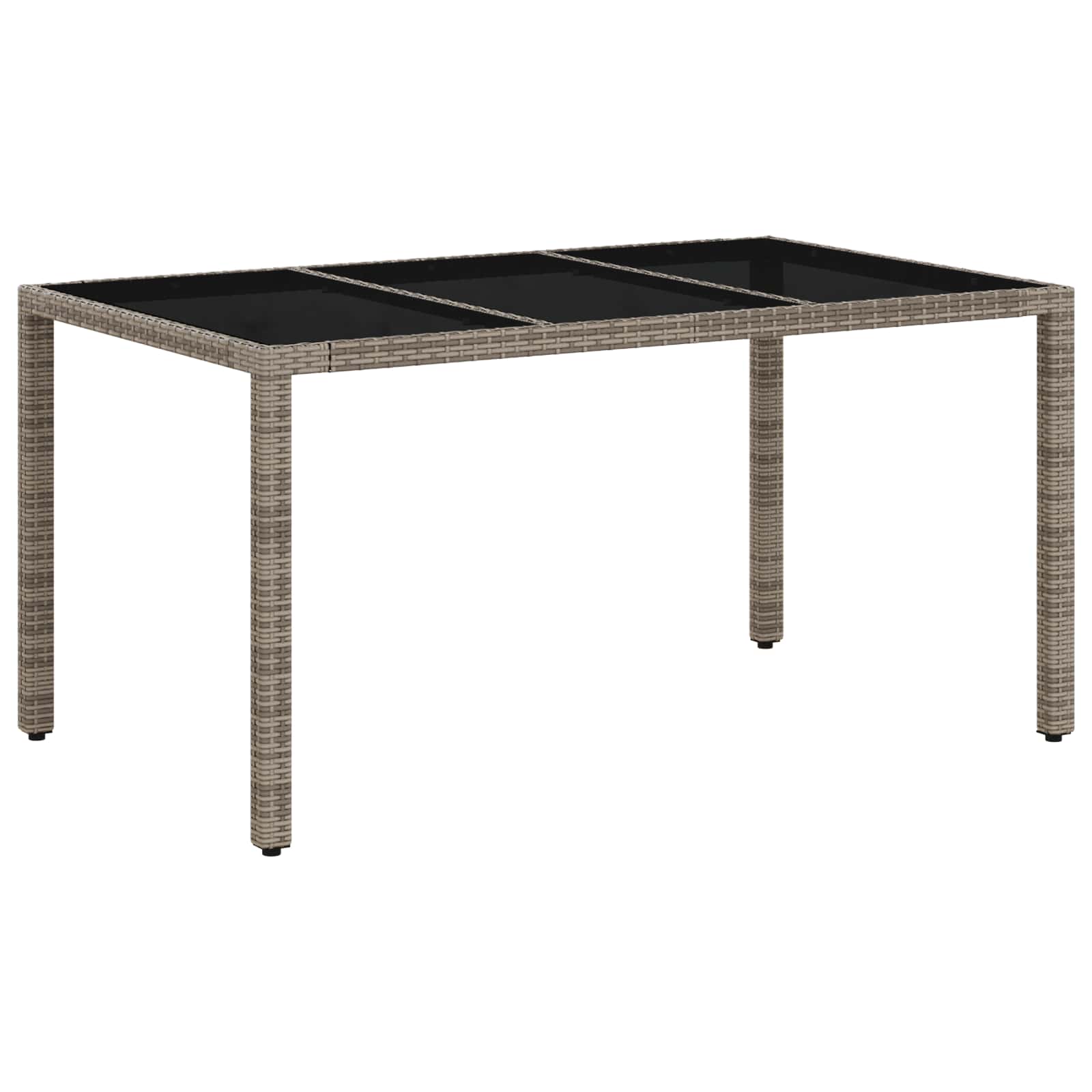 Set da pranzo per esterni 5 pcs Grigio chiaro e grigio scuro | homemem39