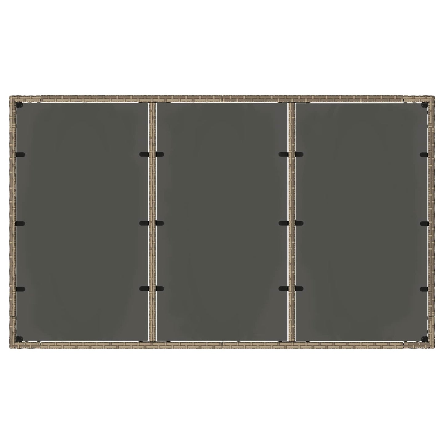 Set da pranzo per esterni 5 pcs Grigio chiaro e grigio scuro | homemem39