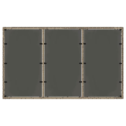 Set da pranzo per esterni 7 pcs Grigio chiaro e grigio scuro | homemem39