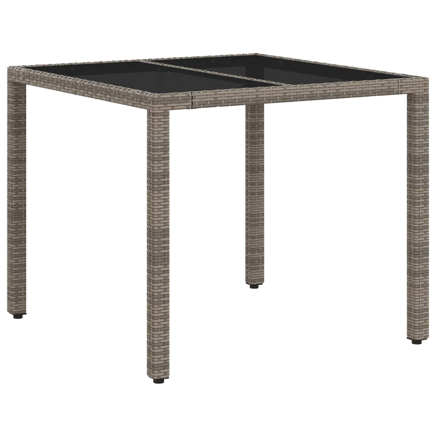Set da pranzo per esterni 5 pcs Grigio chiaro e grigio scuro | homemem39