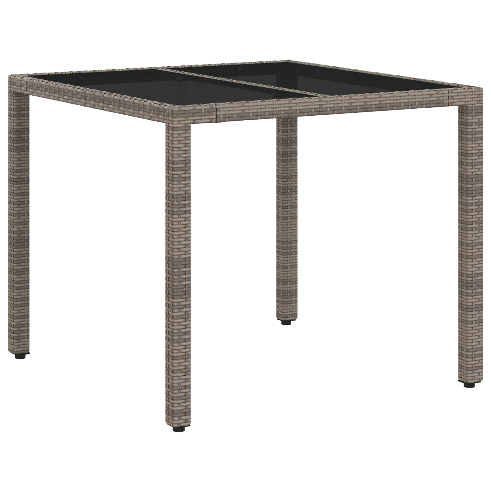 Set da pranzo per esterni 5 pcs Grigio chiaro e grigio scuro | homemem39