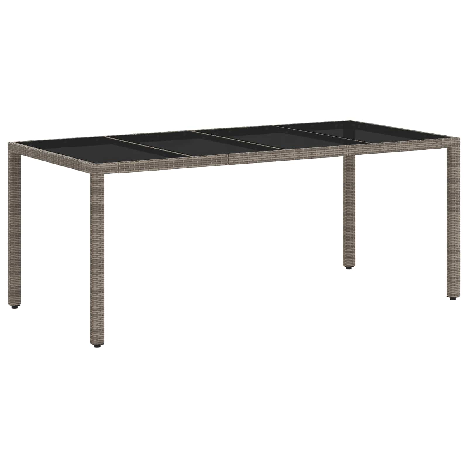 Set da pranzo per esterni 9 pcs Grigio chiaro e grigio scuro | homemem39