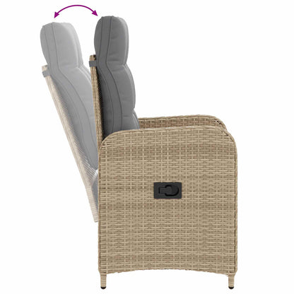Set da pranzo per esterni 3 pcs Beige e Grigio Chiaro | homemem39