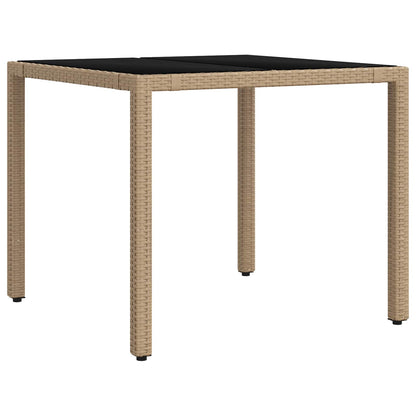 Set da pranzo per esterni 5 pcs Beige e Grigio Chiaro | homemem39