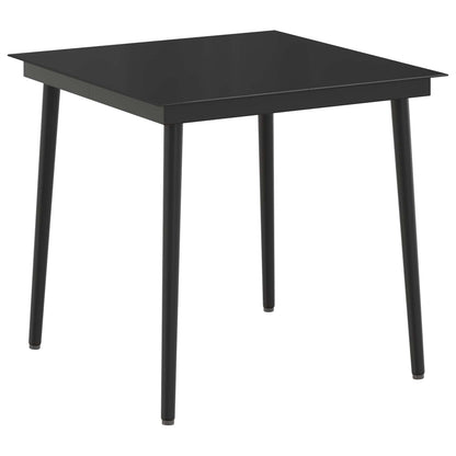 Set Tavolo da Salotto con cuscino con cuscino 5 pcs Nero | homemem39