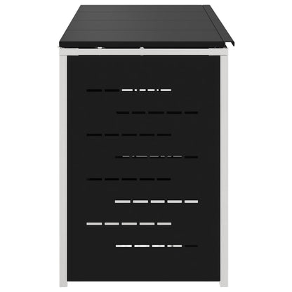 Stoccaggio contenitore a ruote Nero 276 x 77,5 x 112,5 cm | homemem39