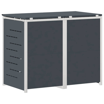 Stoccaggio contenitore a ruote for 2 Bins 240L Acciaio Inox
