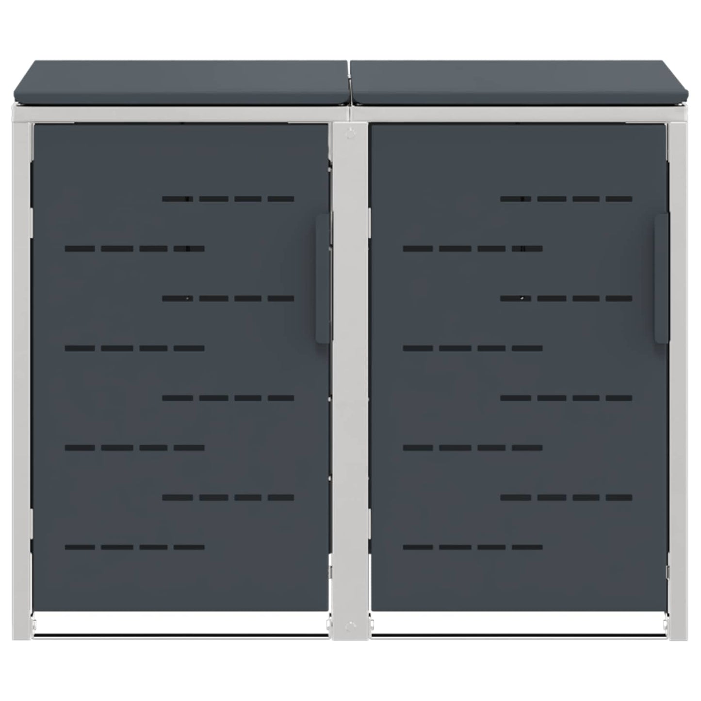 Stoccaggio contenitore a ruote Antracite 138 x 77,5 x 112,5 cm | homemem39