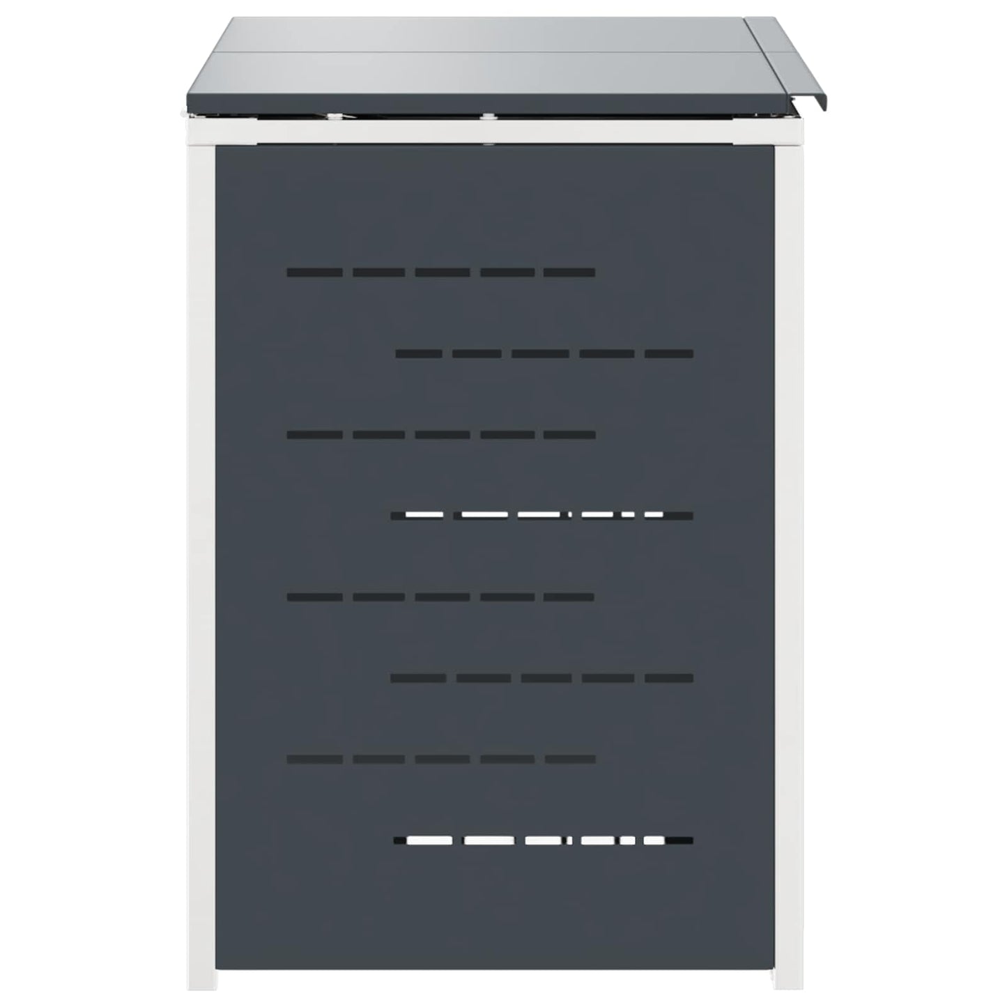 Stoccaggio contenitore a ruote Antracite 138 x 77,5 x 112,5 cm | homemem39