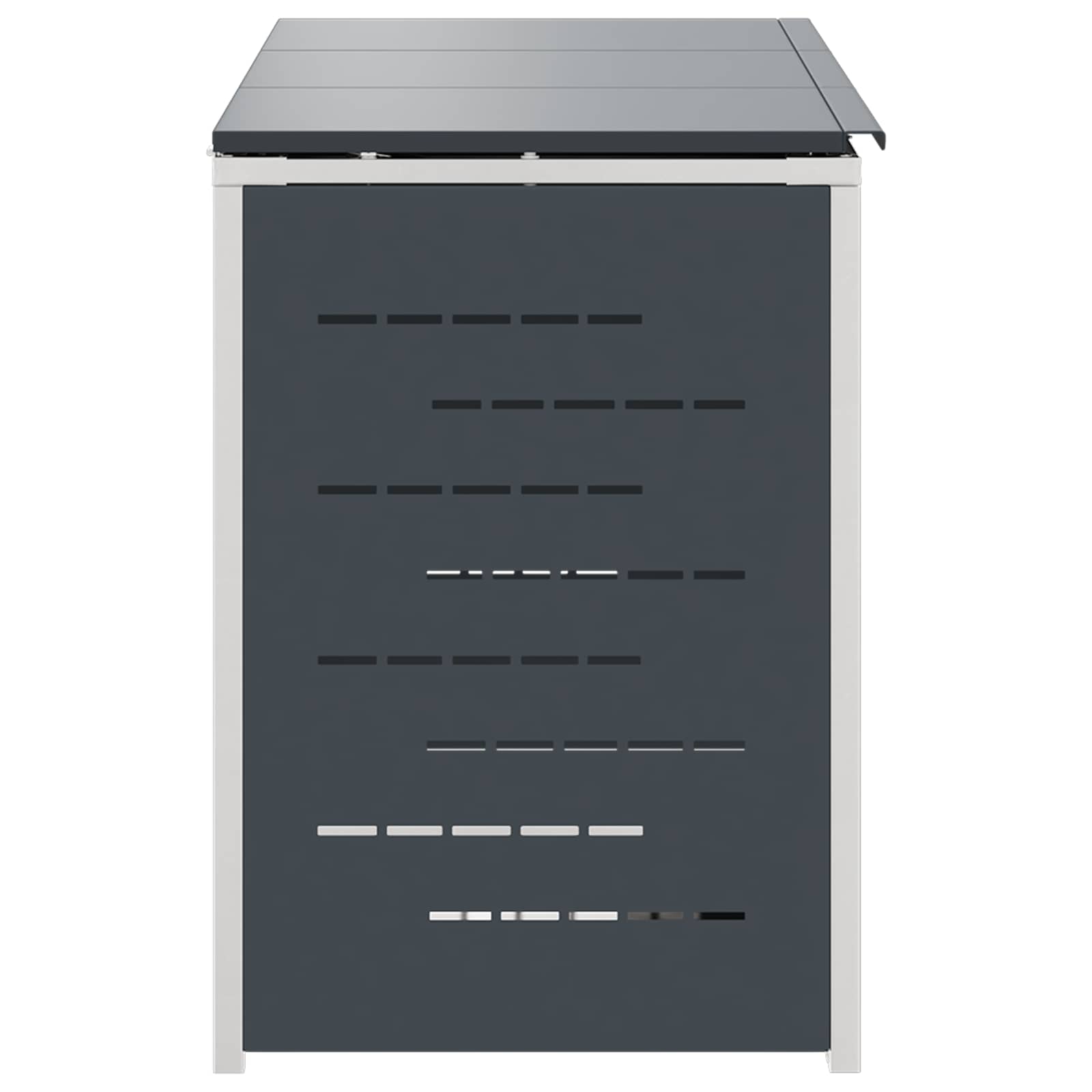 Stoccaggio contenitore a ruote Antracite 207 x 77,5 x 112,5 cm | homemem39