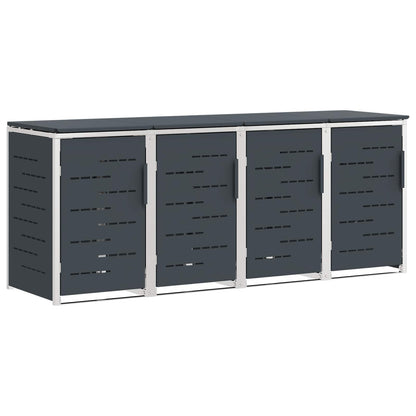 Stoccaggio contenitore a ruote Antracite 276 x 77,5 x 112,5 cm | homemem39