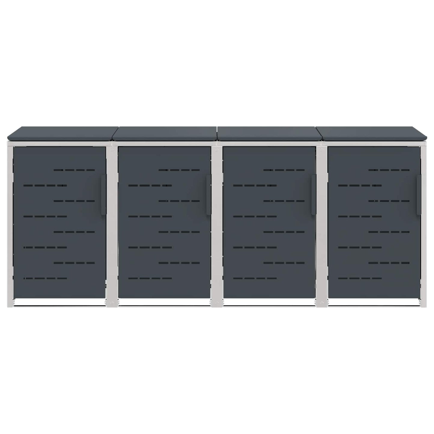 Stoccaggio contenitore a ruote Antracite 276 x 77,5 x 112,5 cm | homemem39