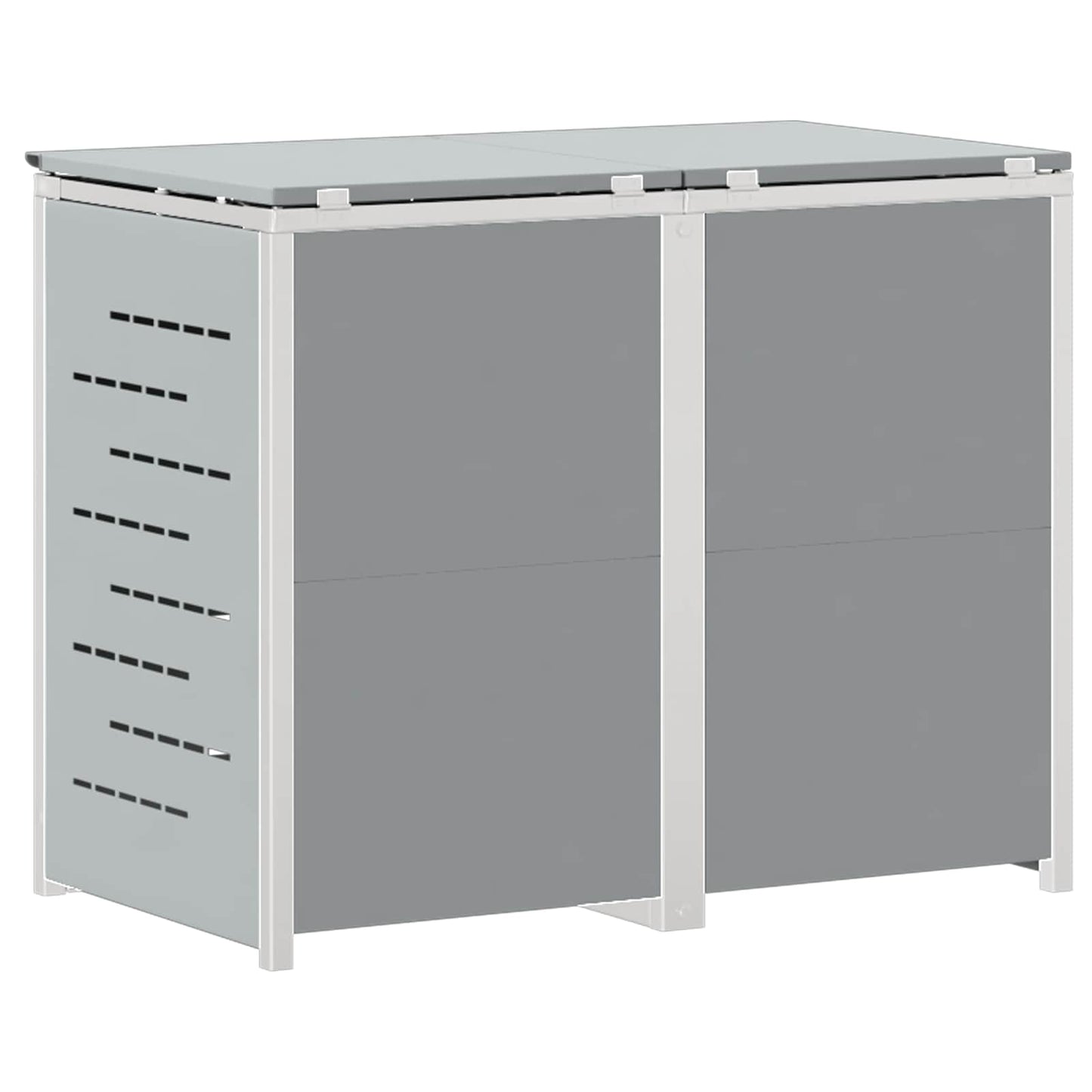 Stoccaggio contenitore a ruote Grigio 138 x 77,5 x 112,5 cm | homemem39