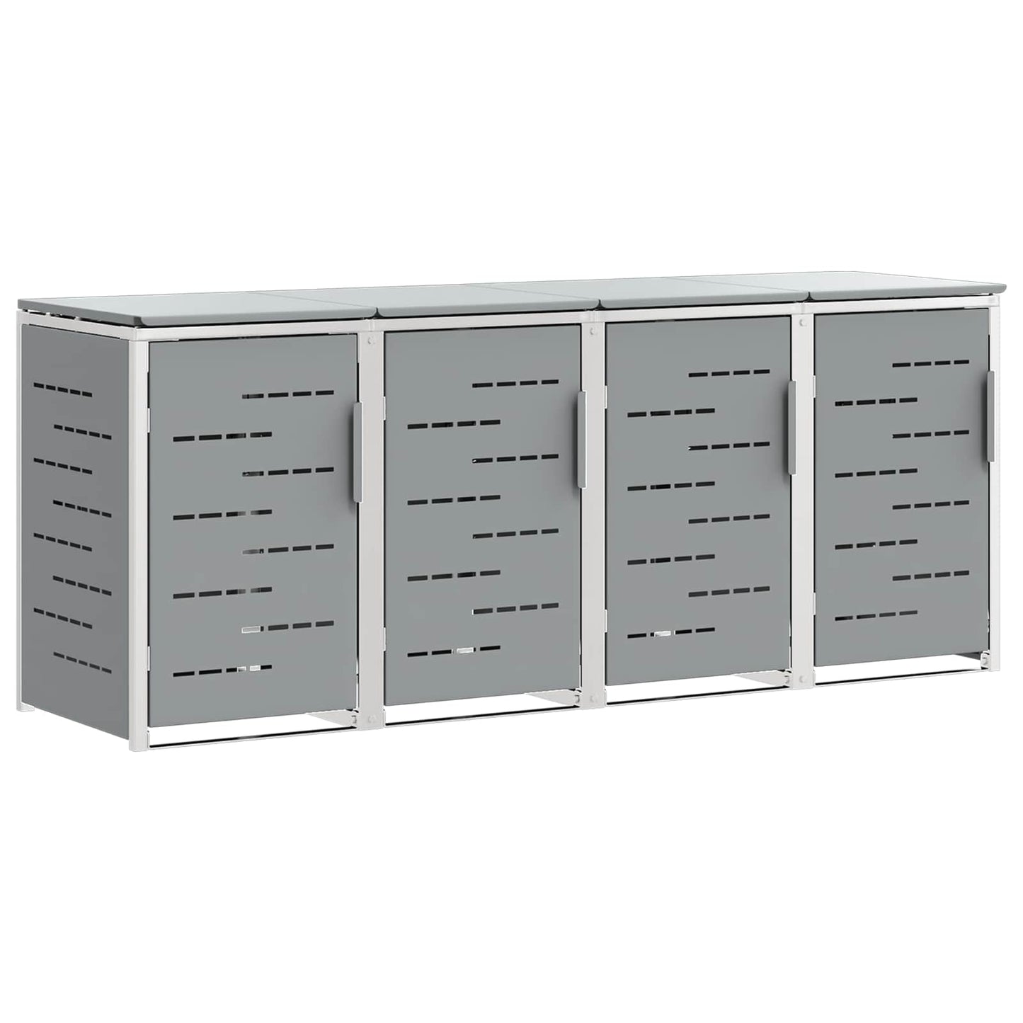 Stoccaggio contenitore a ruote Grigio 276 x 77,5 x 112,5 cm | homemem39