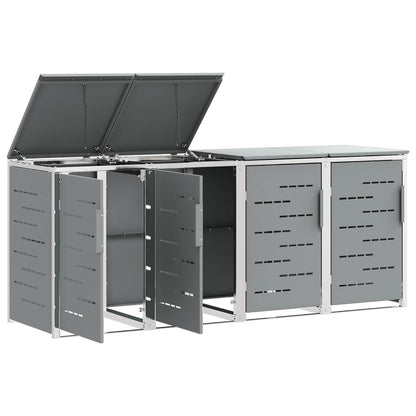 Stoccaggio contenitore a ruote Grigio 276 x 77,5 x 112,5 cm | homemem39