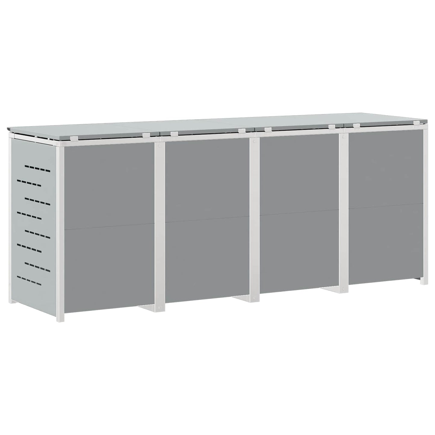 Stoccaggio contenitore a ruote Grigio 276 x 77,5 x 112,5 cm | homemem39