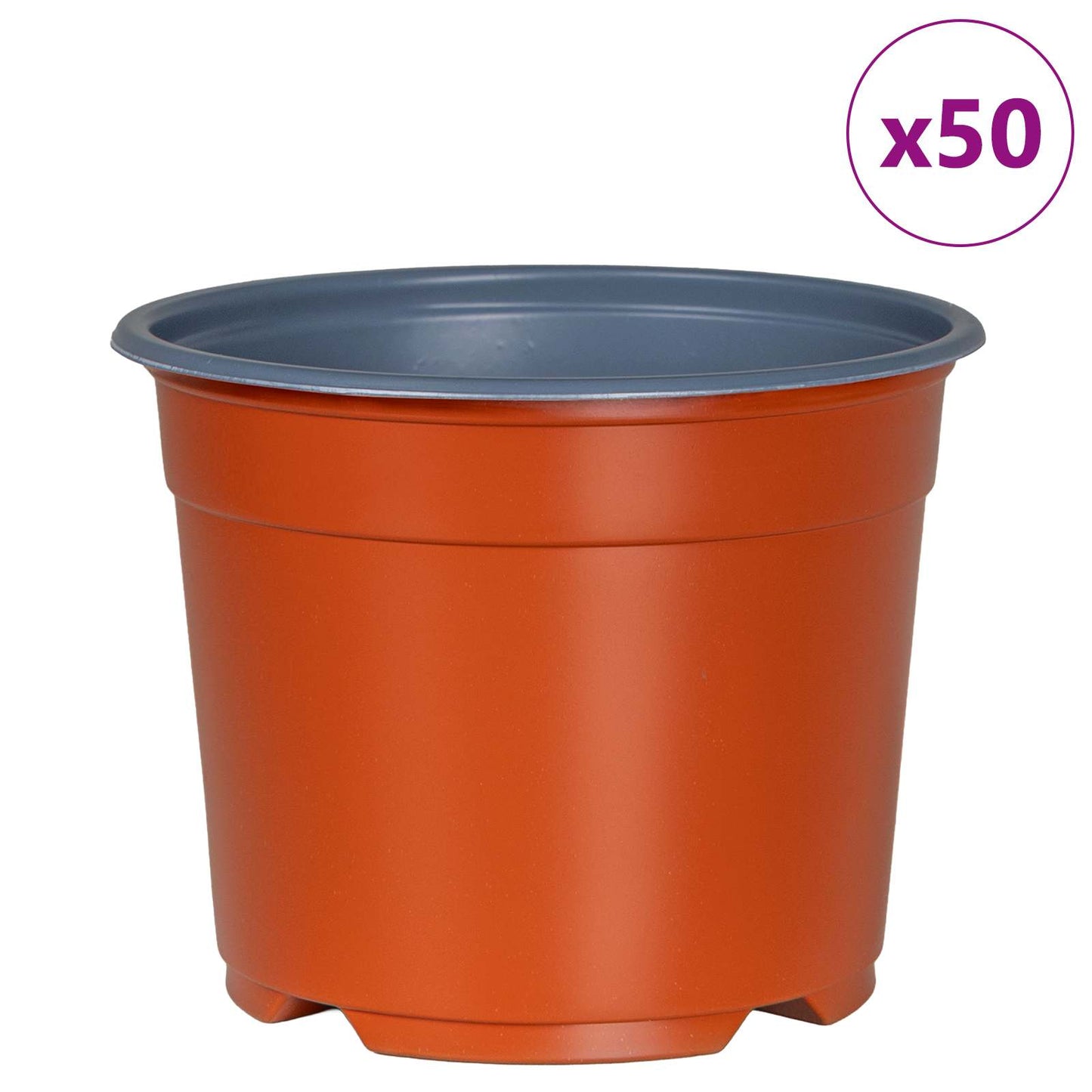 Vaso per Fiori 50 pcs Ceramica Ø 15 x 12.5 cm Plastica